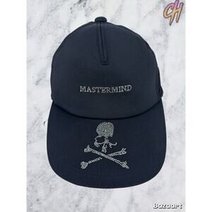 Mastermind World X Swarovski Black Trucker Hat Size Small (MSRP: $800.00)